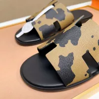 Cheap Hermes Slippers For Men #1357143 Replica Wholesale [$48.00 USD] [ITEM#1357143] on Replica Hermes Slippers