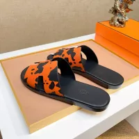 Cheap Hermes Slippers For Men #1357145 Replica Wholesale [$48.00 USD] [ITEM#1357145] on Replica Hermes Slippers