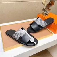 Cheap Hermes Slippers For Men #1357166 Replica Wholesale [$48.00 USD] [ITEM#1357166] on Replica Hermes Slippers