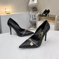 Cheap Versace High-Heeled Shoes For Women #1357272 Replica Wholesale [$82.00 USD] [ITEM#1357272] on Replica Versace High-Heeled Shoes