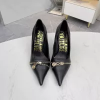 Cheap Versace High-Heeled Shoes For Women #1357272 Replica Wholesale [$82.00 USD] [ITEM#1357272] on Replica Versace High-Heeled Shoes