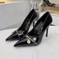 Cheap Versace High-Heeled Shoes For Women #1357273 Replica Wholesale [$82.00 USD] [ITEM#1357273] on Replica Versace High-Heeled Shoes