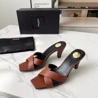 Cheap Yves Saint Laurent YSL Slippers For Women #1357275 Replica Wholesale [$92.00 USD] [ITEM#1357275] on Replica Yves Saint Laurent YSL Slippers