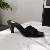 Cheap Yves Saint Laurent YSL Slippers For Women #1357276 Replica Wholesale [$92.00 USD] [ITEM#1357276] on Replica Yves Saint Laurent YSL Slippers