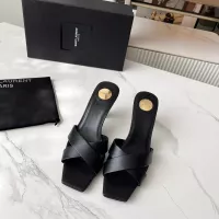 Cheap Yves Saint Laurent YSL Slippers For Women #1357276 Replica Wholesale [$92.00 USD] [ITEM#1357276] on Replica Yves Saint Laurent YSL Slippers