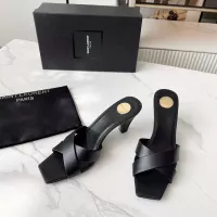 Cheap Yves Saint Laurent YSL Slippers For Women #1357276 Replica Wholesale [$92.00 USD] [ITEM#1357276] on Replica Yves Saint Laurent YSL Slippers