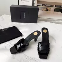 Cheap Yves Saint Laurent YSL Slippers For Women #1357277 Replica Wholesale [$92.00 USD] [ITEM#1357277] on Replica Yves Saint Laurent YSL Slippers