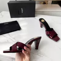 Cheap Yves Saint Laurent YSL Slippers For Women #1357278 Replica Wholesale [$92.00 USD] [ITEM#1357278] on Replica Yves Saint Laurent YSL Slippers