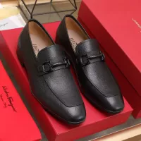 Cheap Salvatore Ferragamo Leather Shoes For Men #1357312 Replica Wholesale [$122.00 USD] [ITEM#1357312] on Replica Salvatore Ferragamo Leather Shoes