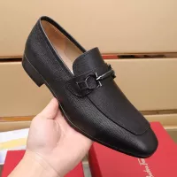 Cheap Salvatore Ferragamo Leather Shoes For Men #1357312 Replica Wholesale [$122.00 USD] [ITEM#1357312] on Replica Salvatore Ferragamo Leather Shoes