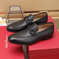 Cheap Salvatore Ferragamo Leather Shoes For Men #1357312 Replica Wholesale [$122.00 USD] [ITEM#1357312] on Replica Salvatore Ferragamo Leather Shoes