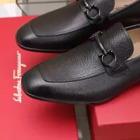 Cheap Salvatore Ferragamo Leather Shoes For Men #1357312 Replica Wholesale [$122.00 USD] [ITEM#1357312] on Replica Salvatore Ferragamo Leather Shoes