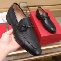 Cheap Salvatore Ferragamo Leather Shoes For Men #1357312 Replica Wholesale [$122.00 USD] [ITEM#1357312] on Replica Salvatore Ferragamo Leather Shoes