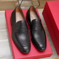 Cheap Salvatore Ferragamo Leather Shoes For Men #1357318 Replica Wholesale [$122.00 USD] [ITEM#1357318] on Replica Salvatore Ferragamo Leather Shoes
