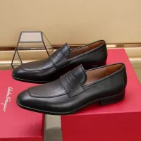 Cheap Salvatore Ferragamo Leather Shoes For Men #1357318 Replica Wholesale [$122.00 USD] [ITEM#1357318] on Replica Salvatore Ferragamo Leather Shoes