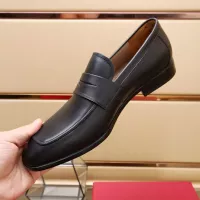 Cheap Salvatore Ferragamo Leather Shoes For Men #1357318 Replica Wholesale [$122.00 USD] [ITEM#1357318] on Replica Salvatore Ferragamo Leather Shoes