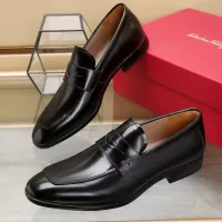 Cheap Salvatore Ferragamo Leather Shoes For Men #1357319 Replica Wholesale [$122.00 USD] [ITEM#1357319] on Replica Salvatore Ferragamo Leather Shoes