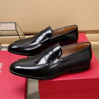Cheap Salvatore Ferragamo Leather Shoes For Men #1357319 Replica Wholesale [$122.00 USD] [ITEM#1357319] on Replica Salvatore Ferragamo Leather Shoes