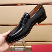 Cheap Salvatore Ferragamo Leather Shoes For Men #1357319 Replica Wholesale [$122.00 USD] [ITEM#1357319] on Replica Salvatore Ferragamo Leather Shoes