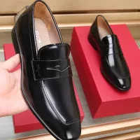Cheap Salvatore Ferragamo Leather Shoes For Men #1357319 Replica Wholesale [$122.00 USD] [ITEM#1357319] on Replica Salvatore Ferragamo Leather Shoes
