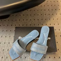 Cheap Alexander Wang Slippers For Women #1357340 Replica Wholesale [$108.00 USD] [ITEM#1357340] on Replica Alexander Wang Slippers