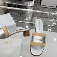 Cheap Christian Dior Slippers For Women #1357497 Replica Wholesale [$85.00 USD] [ITEM#1357497] on Replica Christian Dior Slippers
