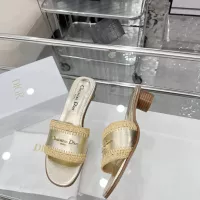 Cheap Christian Dior Slippers For Women #1357498 Replica Wholesale [$85.00 USD] [ITEM#1357498] on Replica Christian Dior Slippers