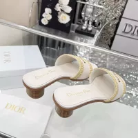 Cheap Christian Dior Slippers For Women #1357499 Replica Wholesale [$85.00 USD] [ITEM#1357499] on Replica Christian Dior Slippers