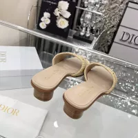 Cheap Christian Dior Slippers For Women #1357500 Replica Wholesale [$85.00 USD] [ITEM#1357500] on Replica Christian Dior Slippers