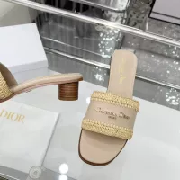 Cheap Christian Dior Slippers For Women #1357500 Replica Wholesale [$85.00 USD] [ITEM#1357500] on Replica Christian Dior Slippers