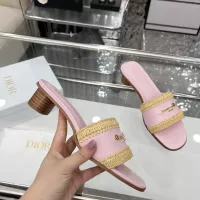 Cheap Christian Dior Slippers For Women #1357501 Replica Wholesale [$85.00 USD] [ITEM#1357501] on Replica Christian Dior Slippers