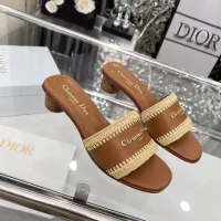 Cheap Christian Dior Slippers For Women #1357502 Replica Wholesale [$85.00 USD] [ITEM#1357502] on Replica Christian Dior Slippers