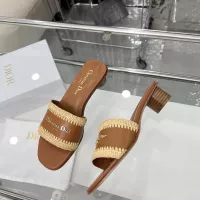 Cheap Christian Dior Slippers For Women #1357502 Replica Wholesale [$85.00 USD] [ITEM#1357502] on Replica Christian Dior Slippers