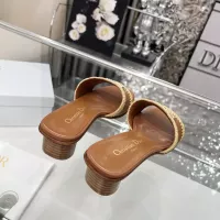 Cheap Christian Dior Slippers For Women #1357502 Replica Wholesale [$85.00 USD] [ITEM#1357502] on Replica Christian Dior Slippers