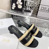 Cheap Christian Dior Slippers For Women #1357503 Replica Wholesale [$85.00 USD] [ITEM#1357503] on Replica Christian Dior Slippers