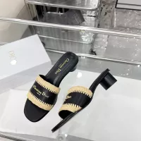 Cheap Christian Dior Slippers For Women #1357503 Replica Wholesale [$85.00 USD] [ITEM#1357503] on Replica Christian Dior Slippers