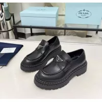 Cheap Prada Leather Shoes For Women #1357504 Replica Wholesale [$100.00 USD] [ITEM#1357504] on Replica Prada Leather Shoes