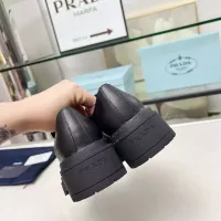 Cheap Prada Leather Shoes For Women #1357504 Replica Wholesale [$100.00 USD] [ITEM#1357504] on Replica Prada Leather Shoes