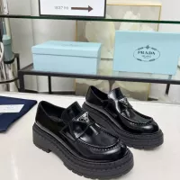 Cheap Prada Leather Shoes For Women #1357505 Replica Wholesale [$100.00 USD] [ITEM#1357505] on Replica Prada Leather Shoes