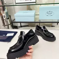 Cheap Prada Leather Shoes For Women #1357505 Replica Wholesale [$100.00 USD] [ITEM#1357505] on Replica Prada Leather Shoes