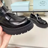 Cheap Prada Leather Shoes For Women #1357505 Replica Wholesale [$100.00 USD] [ITEM#1357505] on Replica Prada Leather Shoes