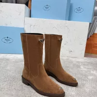 Cheap Prada Boots For Women #1357552 Replica Wholesale [$118.00 USD] [ITEM#1357552] on Replica Prada Boots