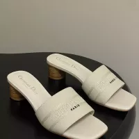 Cheap Christian Dior Slippers For Women #1357570 Replica Wholesale [$82.00 USD] [ITEM#1357570] on Replica Christian Dior Slippers