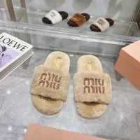 Cheap MIU MIU Slippers For Women #1357590 Replica Wholesale [$92.00 USD] [ITEM#1357590] on Replica MIU MIU Slippers