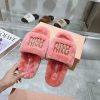 Cheap MIU MIU Slippers For Women #1357591 Replica Wholesale [$92.00 USD] [ITEM#1357591] on Replica MIU MIU Slippers