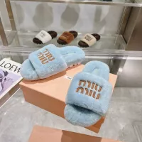 Cheap MIU MIU Slippers For Women #1357592 Replica Wholesale [$92.00 USD] [ITEM#1357592] on Replica MIU MIU Slippers