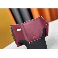 Cheap Louis Vuitton LV Wallets In Burgundy For Women #1357623 Replica Wholesale [$40.00 USD] [ITEM#1357623] on Replica Louis Vuitton LV Wallets