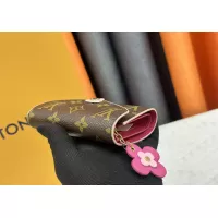 Cheap Louis Vuitton LV Wallets In Rose Red For Women #1357624 Replica Wholesale [$40.00 USD] [ITEM#1357624] on Replica Louis Vuitton LV Wallets