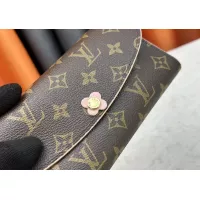 Cheap Louis Vuitton LV Wallets In Burgundy For Women #1357628 Replica Wholesale [$42.00 USD] [ITEM#1357628] on Replica Louis Vuitton LV Wallets