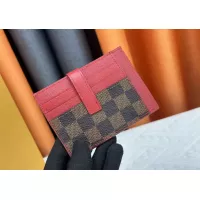 Cheap Louis Vuitton LV Card Case In Red For Women #1357630 Replica Wholesale [$38.00 USD] [ITEM#1357630] on Replica Louis Vuitton LV Wallets